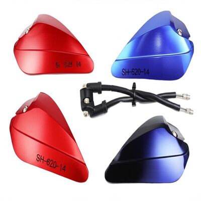 Modified SH-620-14 Rearview Mirror for Motorcycle Maintenance and Modification in Red, Blue, Black
