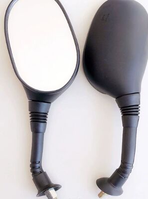 HSJ00025 model rearview mirror compatible with Honda Yamaha Suzuki motorcycles