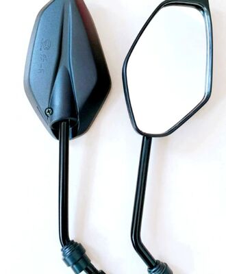 HSJ00033 model motorcycle rearview mirror compatible with Honda Yamaha Suzuki side mirror