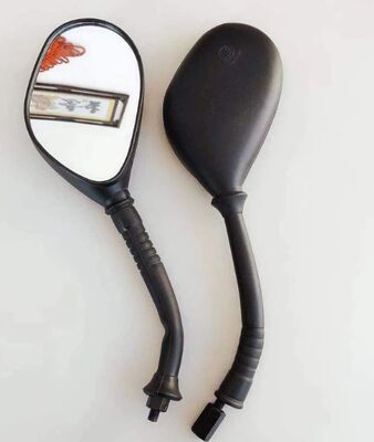 HSJ00075 Model Rearview Mirror Compatible with Honda Yamaha Suzuki Motorcycles for Universal Fit
