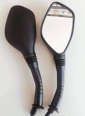 HSJ00077 model motorcycle rearview mirror compatible with Honda Yamaha Suzuki for universal fit