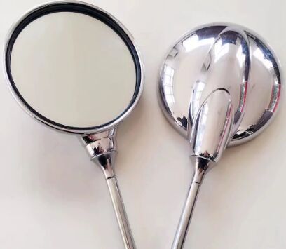 HSJ00095 Model Rearview Mirror Compatible with Honda Yamaha Suzuki Motorcycles - Universal Fit Side Mirror