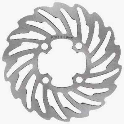 Cast Iron Rust Proof Motorcycle Front Disc Brake Rotor High Strength