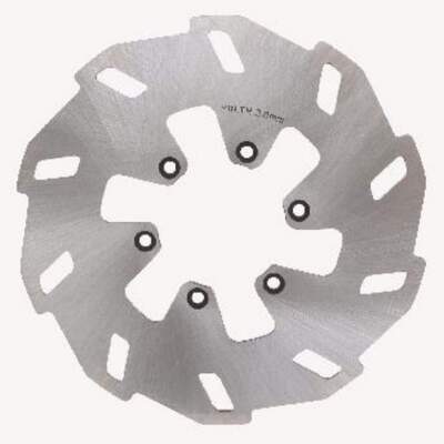 Cast Iron Rust Proof Motorcycle Front Disc Brake Rotor High Strength
