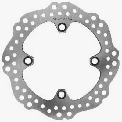 Cast Iron Rust Proof Motorcycle Front Disc Brake Rotor High Strength