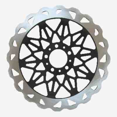 Cast Iron Rust Proof Motorcycle Front Disc Brake Rotor High Strength