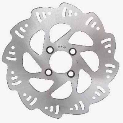 Cast Iron Rust Proof Motorcycle Front Disc Brake Rotor High Strength