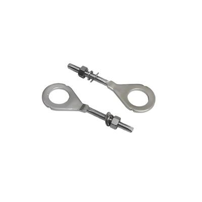 CG125 Motorcycle Chain Adjuster 2-Piece Rear Swingarm Chain Tensioner