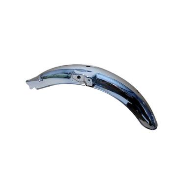 CG125 rear mudguard, glossy chrome curved water deflector, compatible with 125 pushrod engine rear wheel mudguard