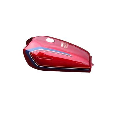 CG125 Motorcycle Fuel Tank Glossy Red Classic Style Approximately 12L