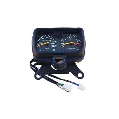 CG125 Motorcycle Instrument Cluster Dual Display Mechanical Speedometer And Tachometer