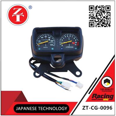 CG125 Motorcycle Instrument Cluster Dual Display Mechanical Speedometer And Tachometer