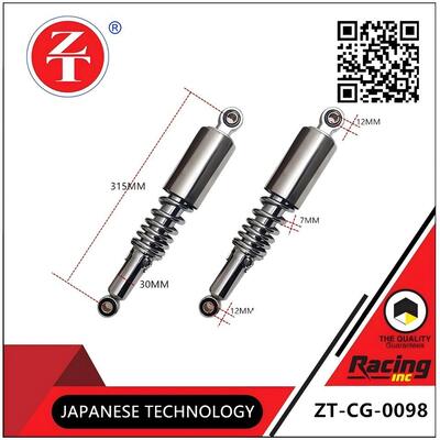 CG125 Motorcycle Rear Shock Absorber Assembly 315mm Hydraulic Shock Absorber