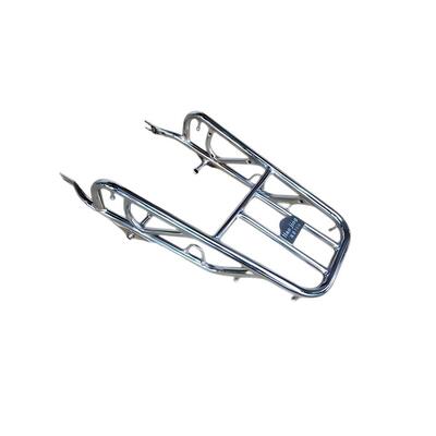 CG125 Motorcycle Rear Rack Glossy Chrome Cargo Rack For 125 Top Bar Motorcycle