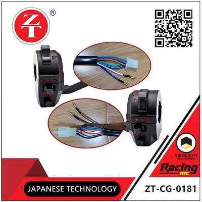 The handle control switch of CG125 motorcycle left and right switch assembly is adapted to the control part of the rod jacking machine
