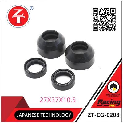 CG125 Motorcycle Front Shock Absorption Dust Jacket + Oil Seal Set 27X37X10.5