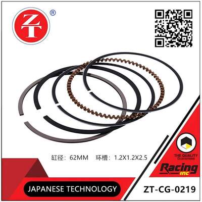 CG125 Motorcycle Piston Ring Set With Multiple Cylinder Diameter For Rod Jacking Engine