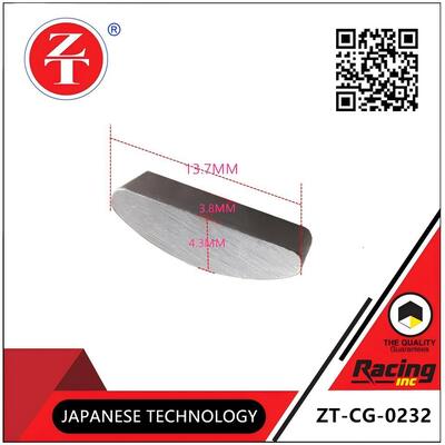 Steel CG125 Motorcycle Accessories Motorcycle Crankshaft Pin Key 13.7×4.3×3.8MM