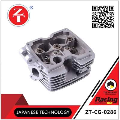 CG125 motorcycle square head cylinder with valve seat ring conduit engine cylinder core components