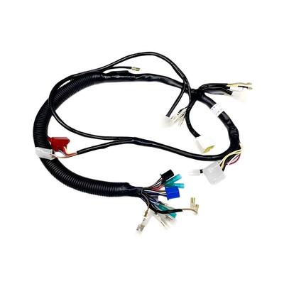YBR125 Motorcycle Wiring Harness Assembly Flame Retardant Anti Aging