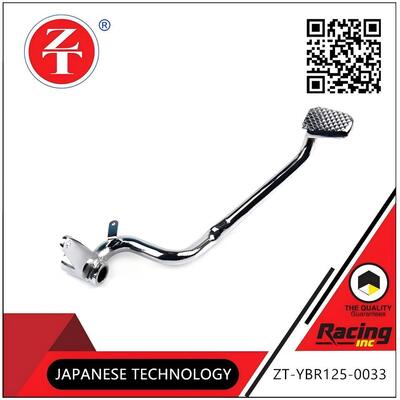 Bending Resistance YBR125 Motorcycle Rear Brake Pedal Chrome Non Skid
