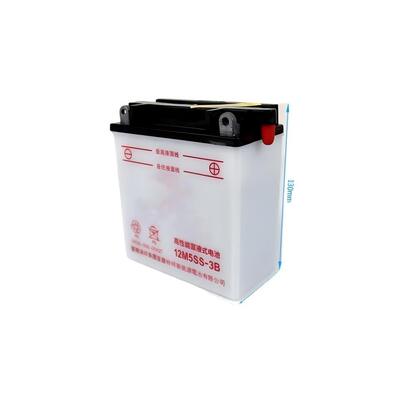 YBR125 motorcycle lead acid battery 12V Sealed Lead Acid Battery 12M5SS-3B