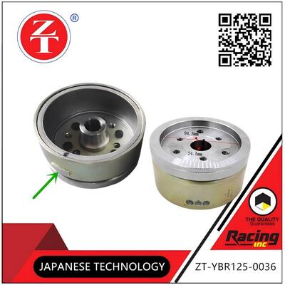 YBR125 Motorcycle Magneto Rotor 24.5mm Center Hole Permanent Magnet Power Generation Unit