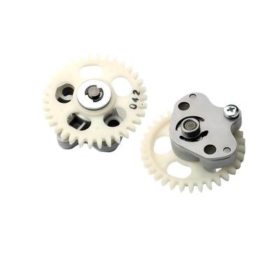 Wear Resistant YBR125 Motorcycle Oil Pump Gear Active / Driven Double Gear Lubrication Parts