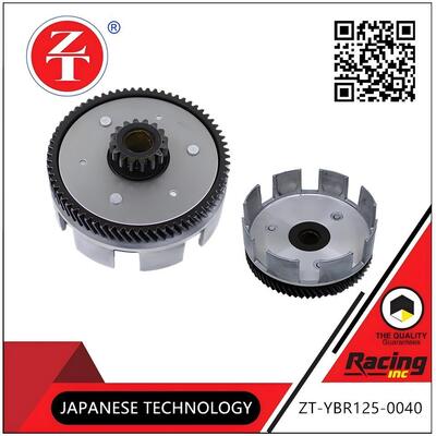 High Hardness YBR125 Motorcycle Clutch Large Gear Assembly Wear Resistance