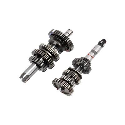 Carburized Hardened Steel YBR125 Motorcycle Engine Parts Gearbox Main And Auxiliary Shaft