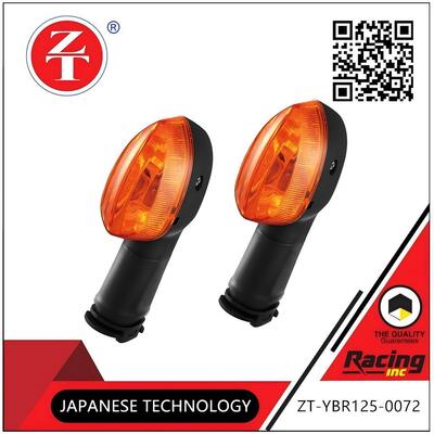 YBR125 Motorcycle Rear Turn Signal Lights High Transparent Orange Shell