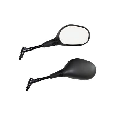 ABS Plastic YBR125 Motorcycle Rearview Mirror High Definition Anti Glare Anti Scratch