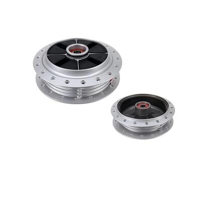 YBR125 Motorcycle Rear Wheel Hub Assembly Aluminum Alloy Preloaded Bearing Rear Wheel Assembly