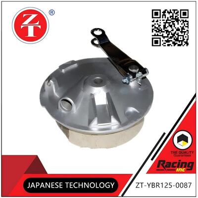 YBR125 Motorcycle Brake System Front Cover Assembly Metal Brake Drum Protection Assembly