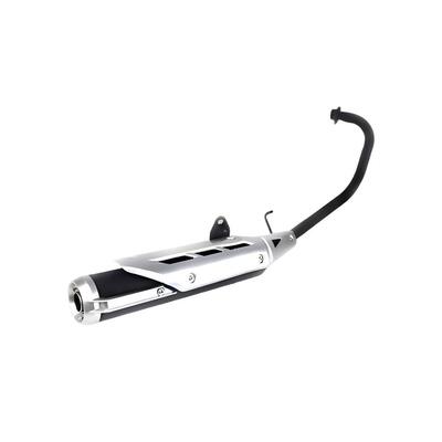 Chrome Plated YBR125 Motorbike Exhaust Pipe Assembly Muffler Exhaust System Components