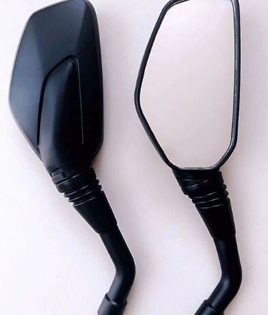 HSJ00050 model rearview mirror compatible with Honda Yamaha Suzuki motorcycles as a durable accessory