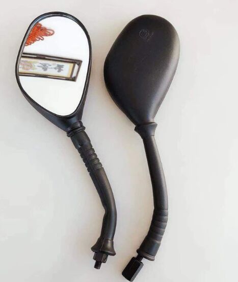 HSJ00075 Model Rearview Mirror Compatible with Honda Yamaha Suzuki Motorcycles for Universal Fit