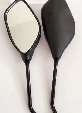 HSJ00076 Model Rearview Mirror Compatible with Honda Yamaha Suzuki Motorcycles for Universal Fit