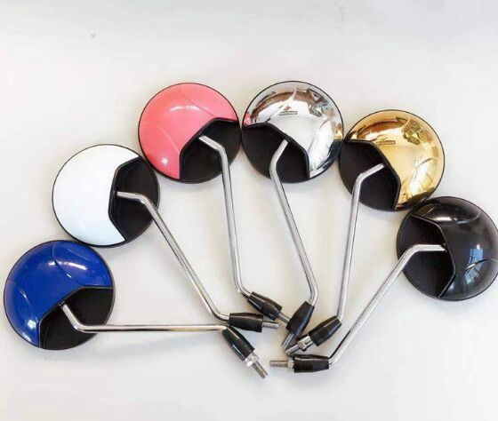 HSJ00083 Model Rearview Mirror Compatible with Honda Yamaha Suzuki Motorcycles for Universal Fit