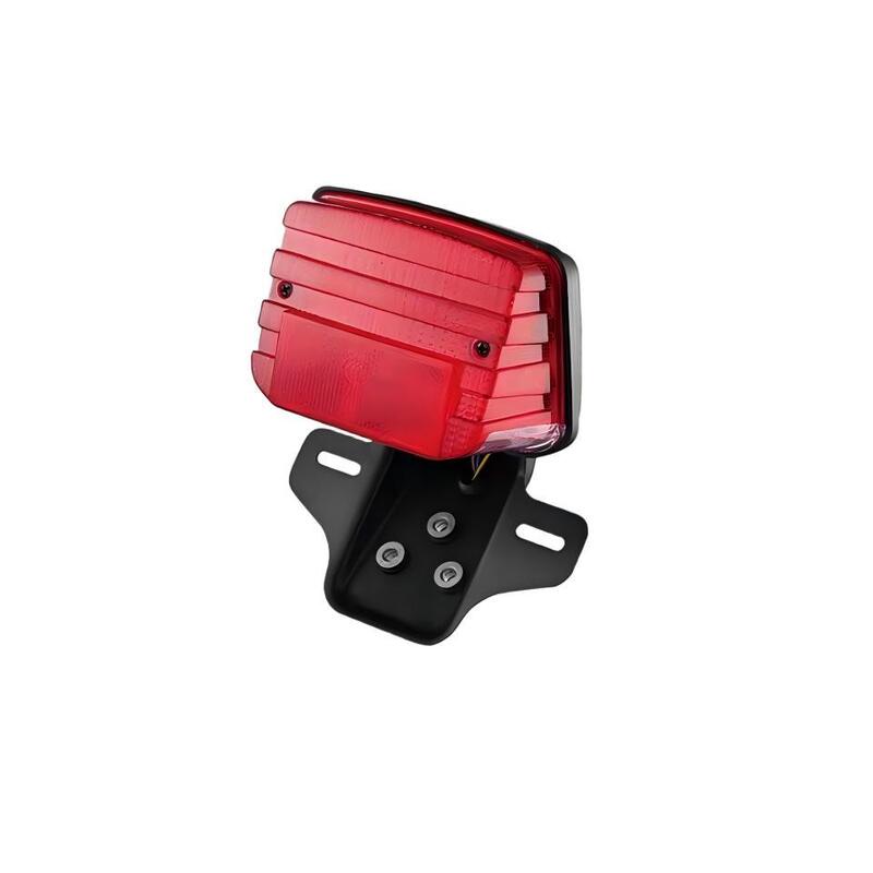 UV Resistant CG125 Motorcycle Rear Tail Light Assembly Red Brake Tail Light Bracket Kit