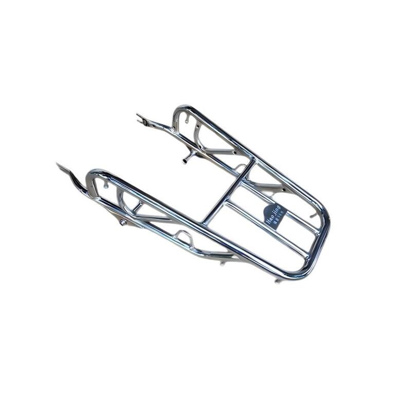 CG125 Motorcycle Rear Rack Glossy Chrome Cargo Rack For 125 Top Bar Motorcycle
