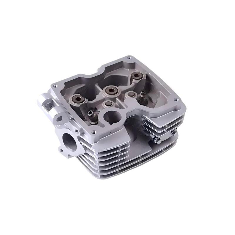 CG125 motorcycle square head cylinder with valve seat ring conduit engine cylinder core components
