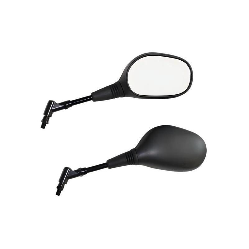ABS Plastic YBR125 Motorcycle Rearview Mirror High Definition Anti Glare Anti Scratch