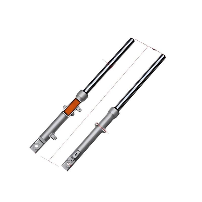 YBR125 Motorcycle Front Shock Assembly Double Cylinder 745MM Motorbike Shock Absorber