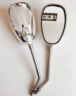 HSJ00067 Model Motorcycle Rearview Mirror Compatible with Honda Yamaha Suzuki Universal Fit Side Mirror