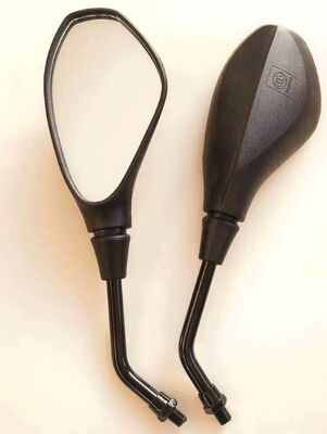 HSJ00081 model rearview mirror compatible with Honda Yamaha Suzuki motorcycles universal fit side mirror