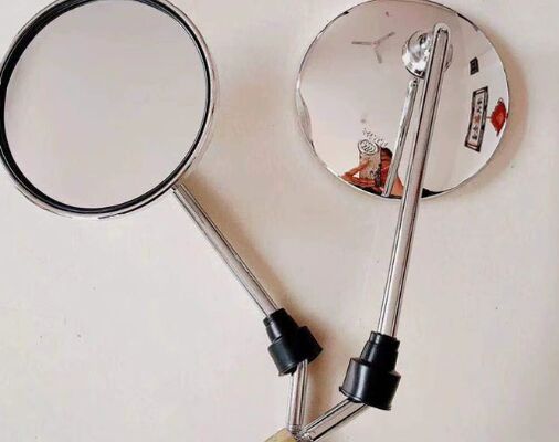 HSJ00096 model rearview mirror compatible with Honda Yamaha Suzuki motorcycles universal fit side mirror