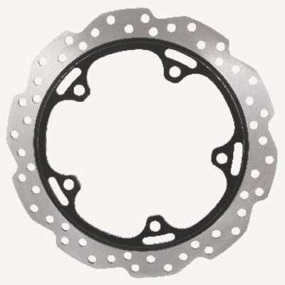 Cast Iron Rust Proof Motorcycle Front Disc Brake Rotor High Strength