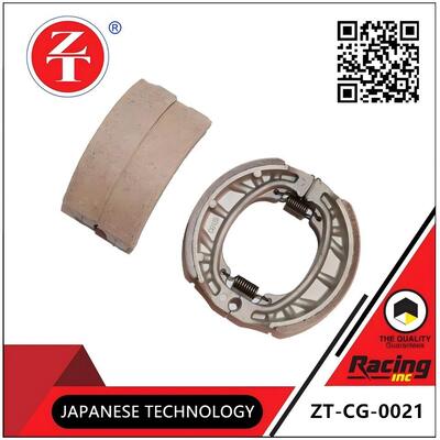 CG125 Front And Rear Drum Brake Pads Asbestos Free Ceramic / Semi Metallic Brake Shoes