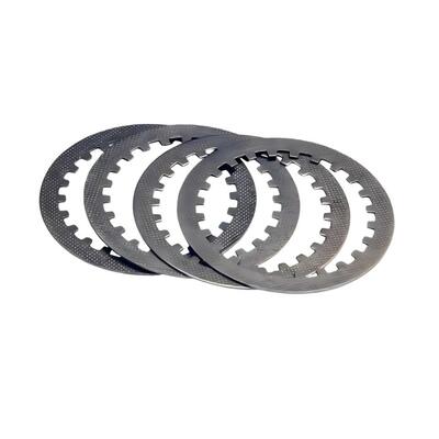 CG125 Clutch Friction Plates 4 Piece Steel Set Surface Treatmented